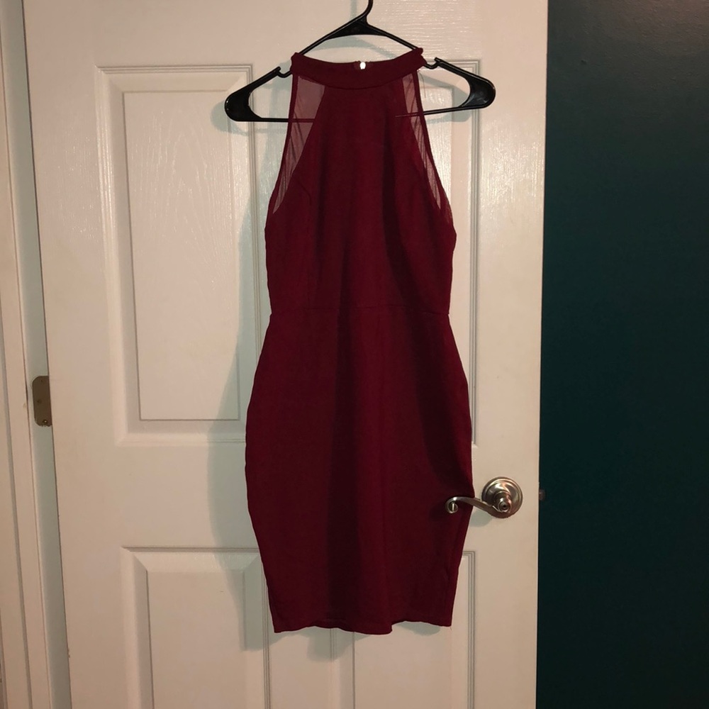 3 for $20 😍 Burgundy cocktail dress